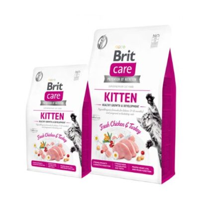 Brit Care Kitten Sans Céréales Poulet et Dinde