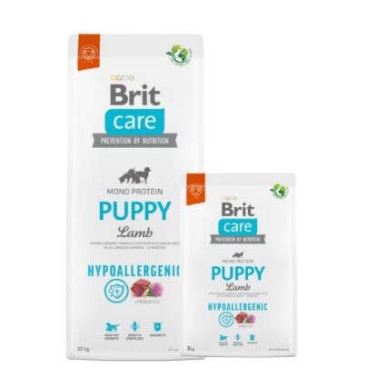 Brit Care hypoallergénique Junior Agneau et Riz pour Chiot