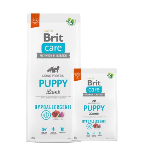 Brit Care hypoallergénique Junior Agneau et au Riz pour Chiot Brit Care hypoallergénique Junior Agneau et Riz pour Chiot