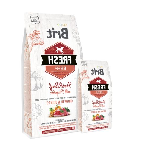 Brit Fresh Boeuf Et Citrouille Junior L pour Chiot Grande Race