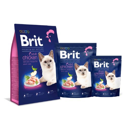 Brit Premium By Nature Au Poulet pour chat Adulte Brit Premium By Nature Au Poulet pour chat Adulte