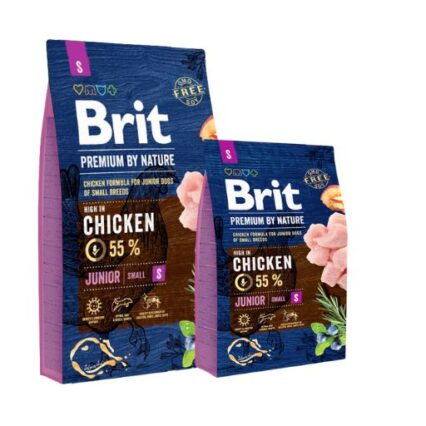 Brit Premium By Nature Junior S Au Poulet pour Chiot Petite Race