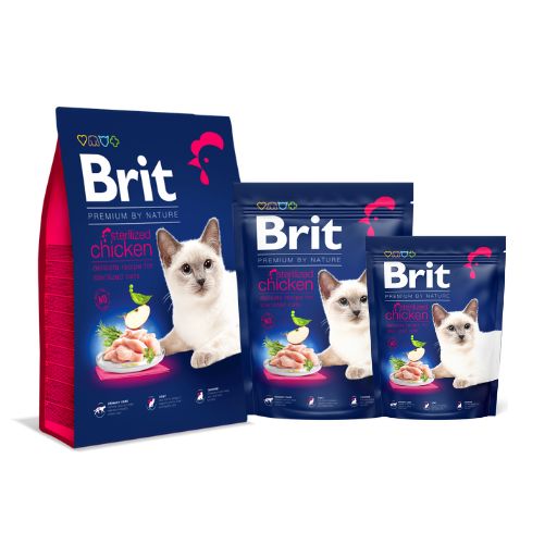 Brit Premium By Nature au Poulet pour chat Stérilisé Brit Premium By Nature Au Poulet pour Chat Stérilisé