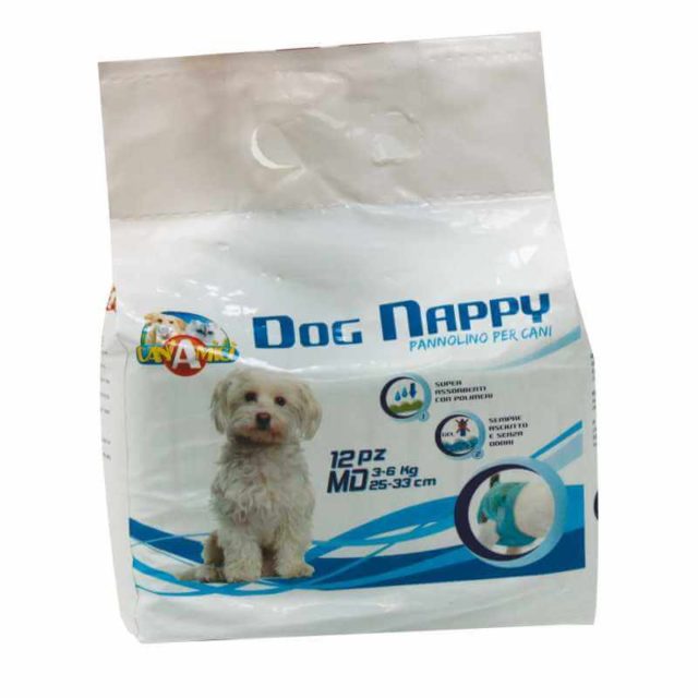 CROCI CULOTTES HYGIENIQUES POUR CHIOTS TAILLE M 12 PIECES