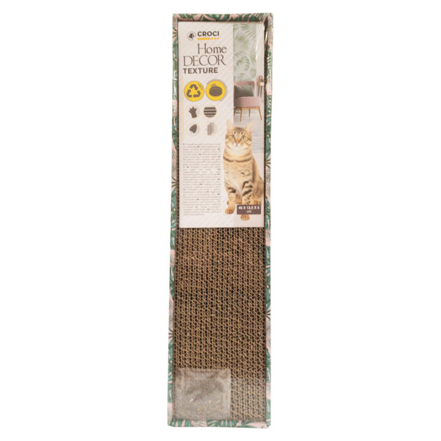 PLANCHE A GRATTER EN CARTON RECYCLE POUR CHATS 48x12.5x5