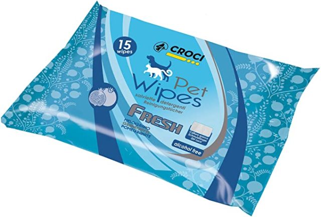 CROCI GILL’S LINGETTES NETTOYANTES POUR CHIENS ET CHATS 15 PIECES