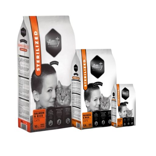 AMITY Chat Stérilisé saumon et riz AMITY Chat Stérilisé saumon et riz