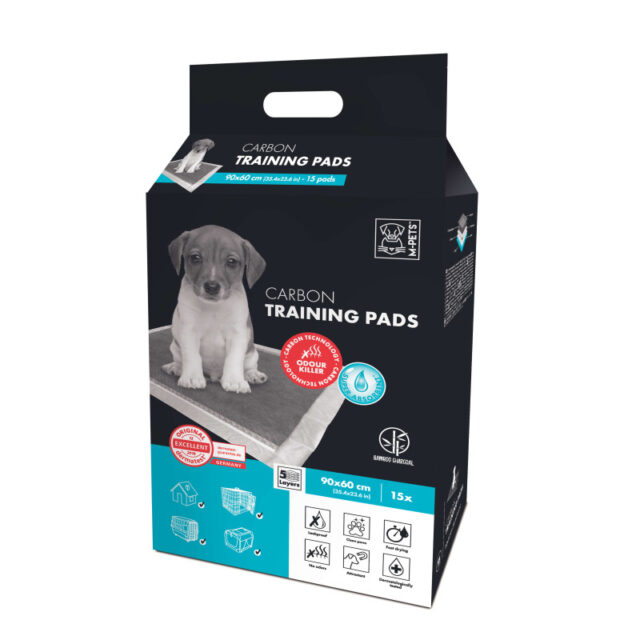 M-PETS Tapis Absorbants au Charbon Actif 60*90 - 15 pièces