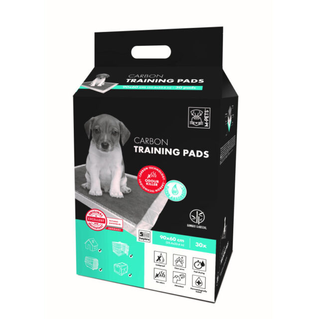 M-PETS Tapis Absorbants au Charbon Actif 60*90 - 30 pièces