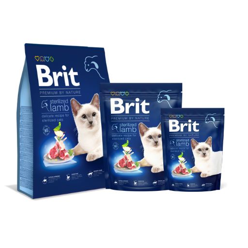 Brit Premium By Nature AGNEAU pour chat Stérilisé Brit Premium By Nature AGNEAU pour chat Stérilisé