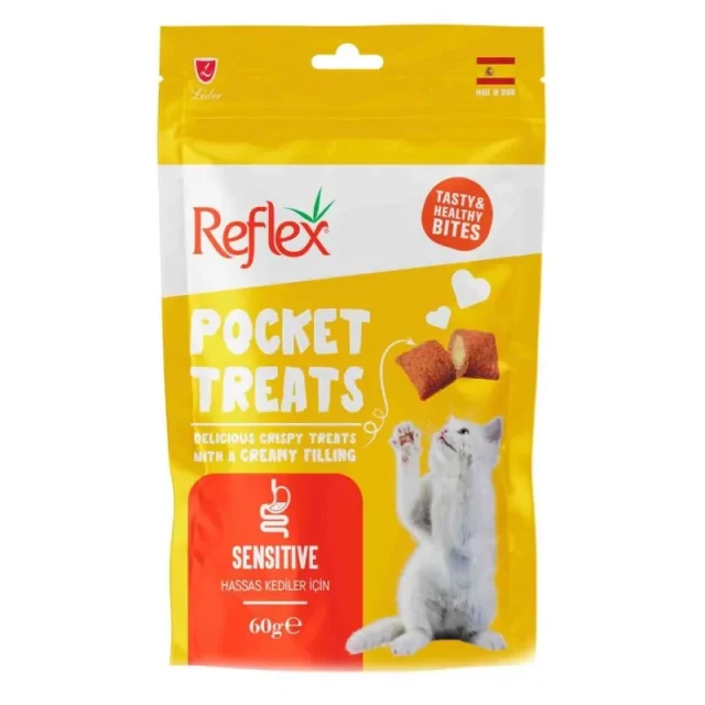 Reflxe Friandises Fourrées pour Chats Adultes Sensibles