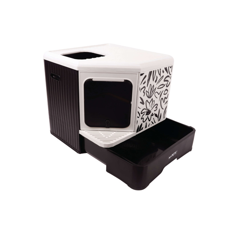 Maison de toilette chat pliable écologique M-Pets Terra Forma