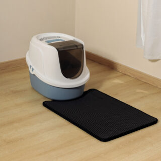 tapis capture litière chat noir duplex vertical M-Pets