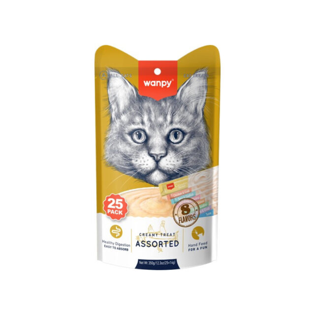 Wanpy Crème - Saveurs Mixtes (25*14g)