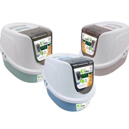 Maison de toilette Eco Tima L fermée avec filtre pour chat