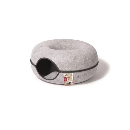 Tunnel et Lit pour Chat Donut M – Confort et Jeu 2 en 1