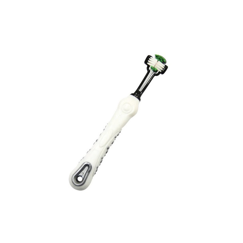 scoop-pince-pliante- (2) Brosse à dents triple tête pour chien et chat