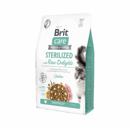 Brit Care Stérilisé Urinary Raw Delight Sans Céréales-2 KG