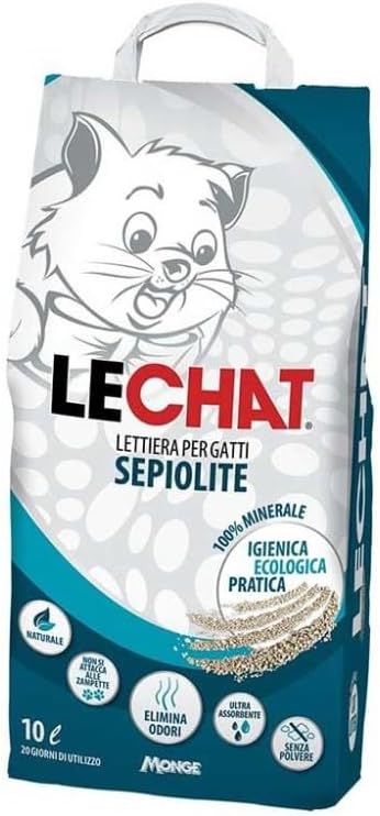 Litière Chat Sepiolite Naturelle 10L Lavande