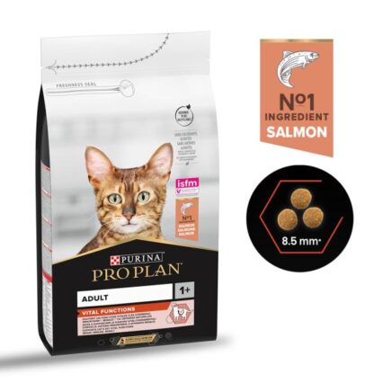 PURINA PRO PLAN Chat Adulte Vital Functions – Saumon 1,5 kg