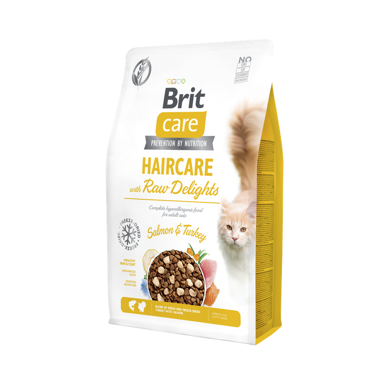 brit-care-haircareshiny-coat-beaute-du-poil-sans-cereales-2-kg Brit Care Haircare Raw Delight Sans Céréales – 2 kg